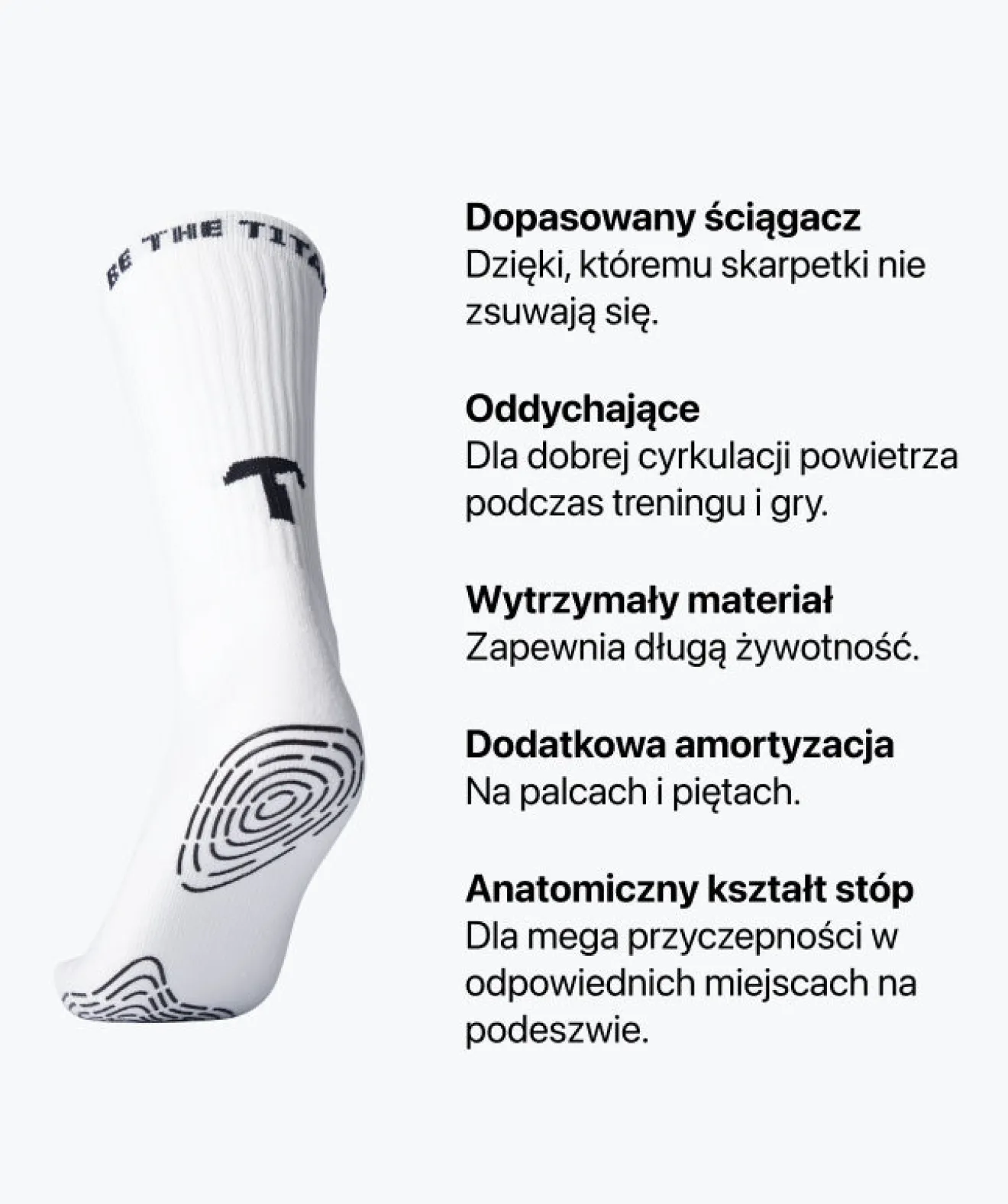 Sale Grip Socks - białe Skarpety I Getry