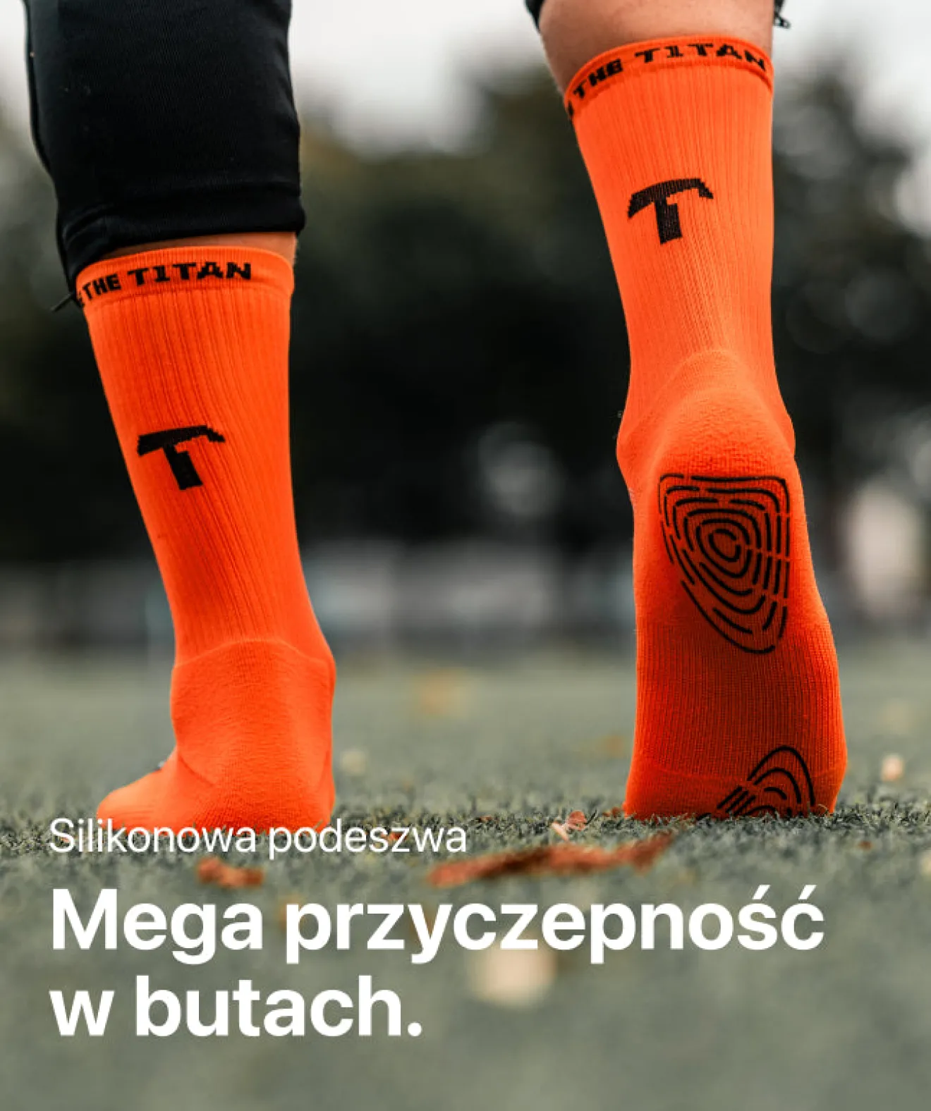 Flash Sale Grip Socks - pomarańczowy Skarpety I Getry