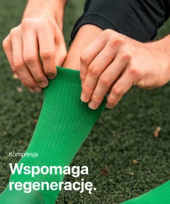 New Grip Socks - zielony Skarpety I Getry
