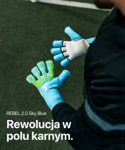 Store Rebel 2.0 Sky Blue Junior Pro (FP) Rękawice Juniorskie | Z Usztywniaczami