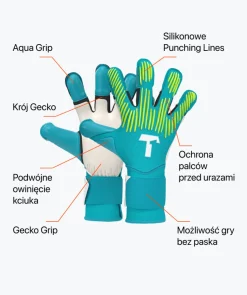 Store Rebel 2.0 Sky Blue Junior Pro (FP) Rękawice Juniorskie | Z Usztywniaczami