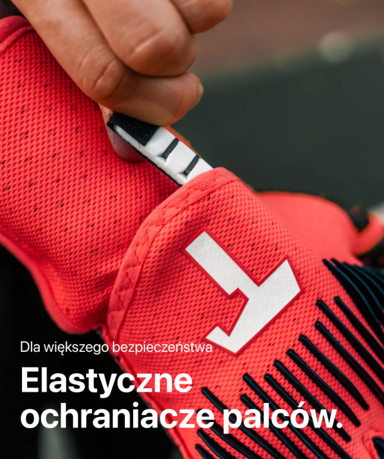 Shop Rebel 2.0 Solar Red Junior Pro (FP) Rękawice Juniorskie | Z Usztywniaczami